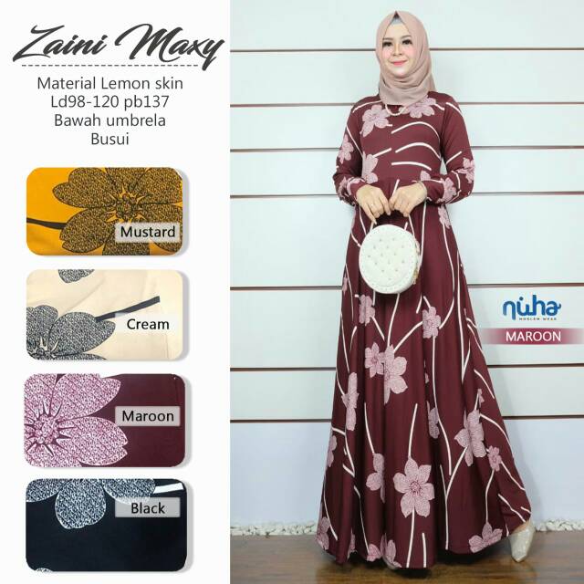 Gamis muslim zaini maxy NUHA ni