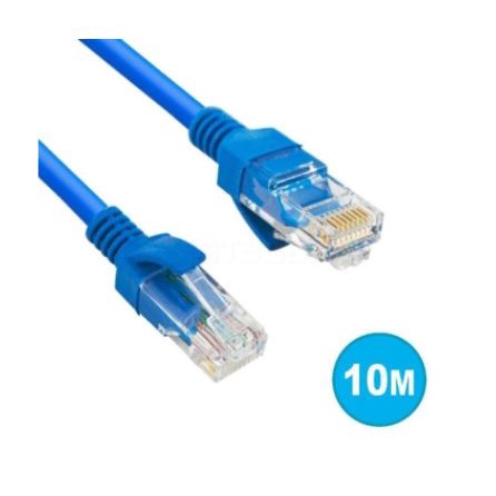 Cable lan nyk 10 meter utp cat 5 5e 10/100Mbps indoor network - Kabel internet rj45 10m cat5e in door