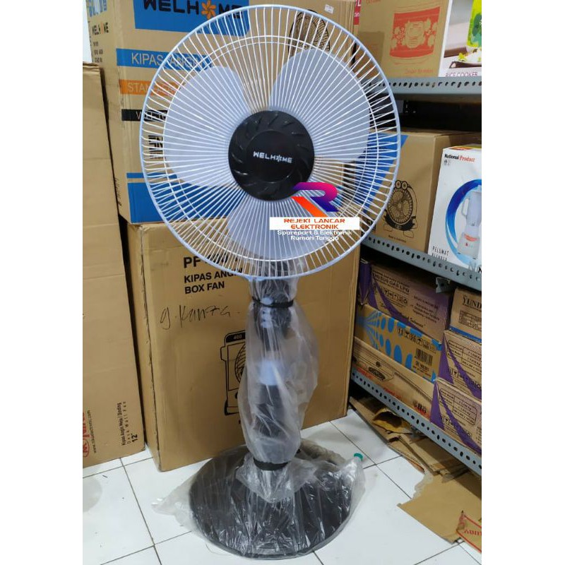 Kipas Angin berdiri Welhome 16inch stand fan