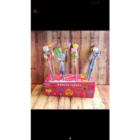 

pensil dan penghapus karakter murah