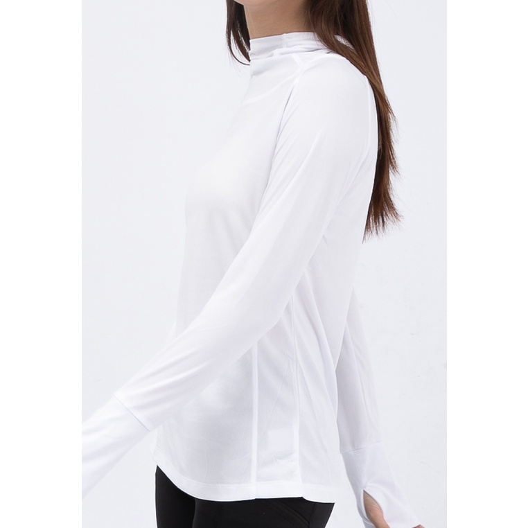 Trijee Baju Olahraga Lengan Panjang Wanita Lari/Casual/Outdoor/ Lyssa - White