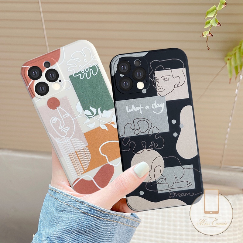 Casing Softcase Realme C35 C31 5I 6I 5 6 7 8 8Pro C21Y C25 C25S C25Y C11 C12 C20 C21 C3 7I Motif Geometri