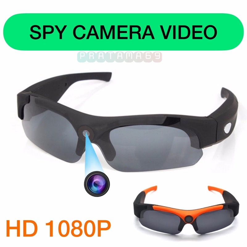 HD 1080P Kamera Spy Kacamata Lensa Camera Action DVR Video Olahraga