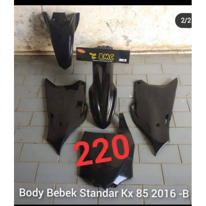 PAKET 4ITEM COVER BODY KX 85 BODY GTX KX 85 BODI COVER KX 85 BODI BEBEK STANDAR CRF WR KLX KLX BF KX