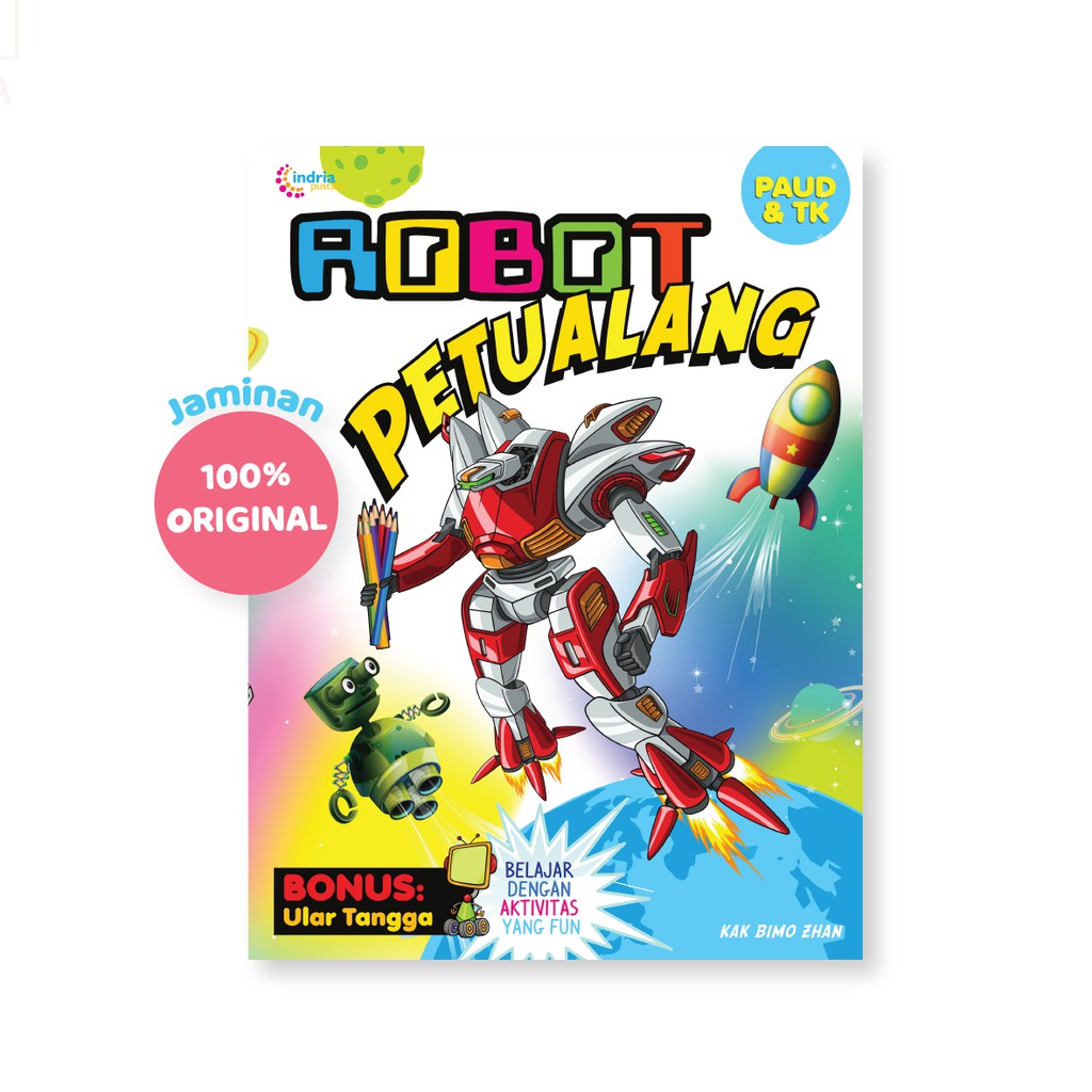 Jual Buku Aktivitas Anak - Robot Petualang | Shopee Indonesia