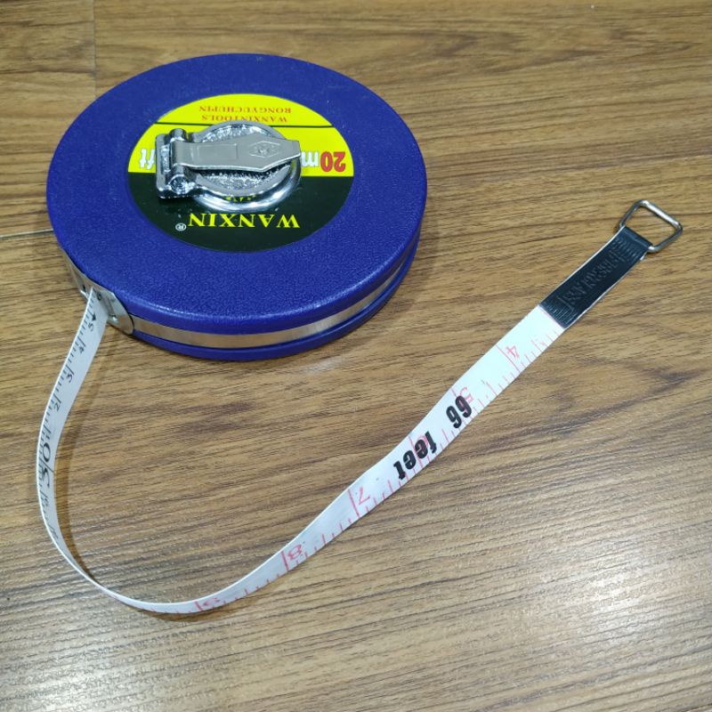 Meteran Alat Ukur Measuring Tape tanah putar 20 meter HB1166