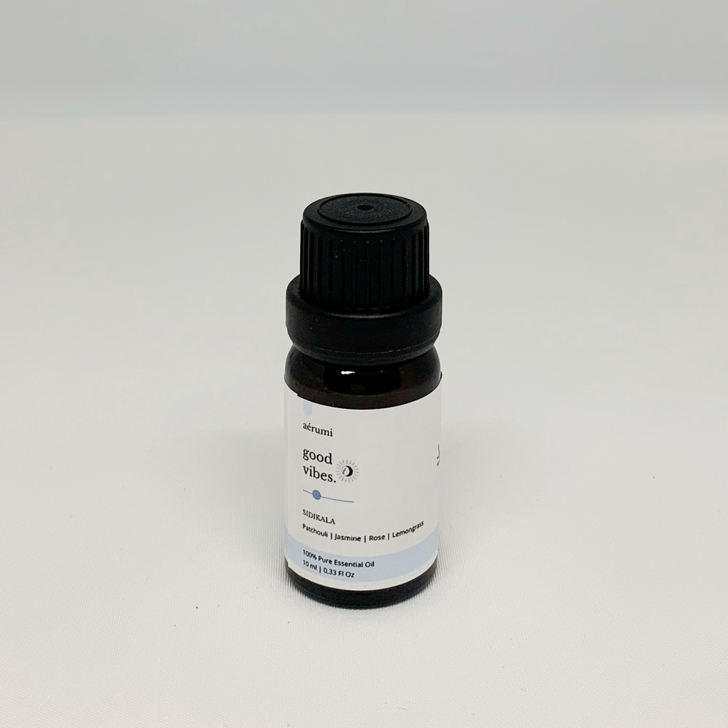Good Vibes Sidikala Essential Oil Blend Aromatherapy by aérumi 10 mL