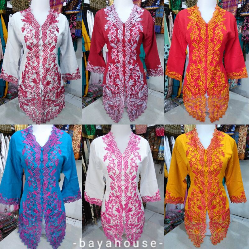 KEBAYA WISUDA BORDIR ENCIM NASIONAL LENGAN 7/8