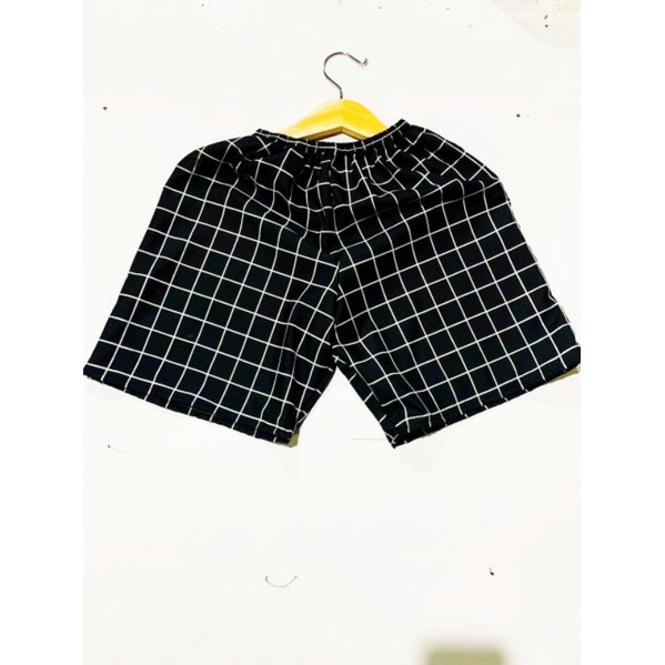 READY CELANA VIRAL celana pendek pria kotak kotak tartan trendy dan modis/celana boxer kotak kotak murah/celana pendek santai/celana pantai-3