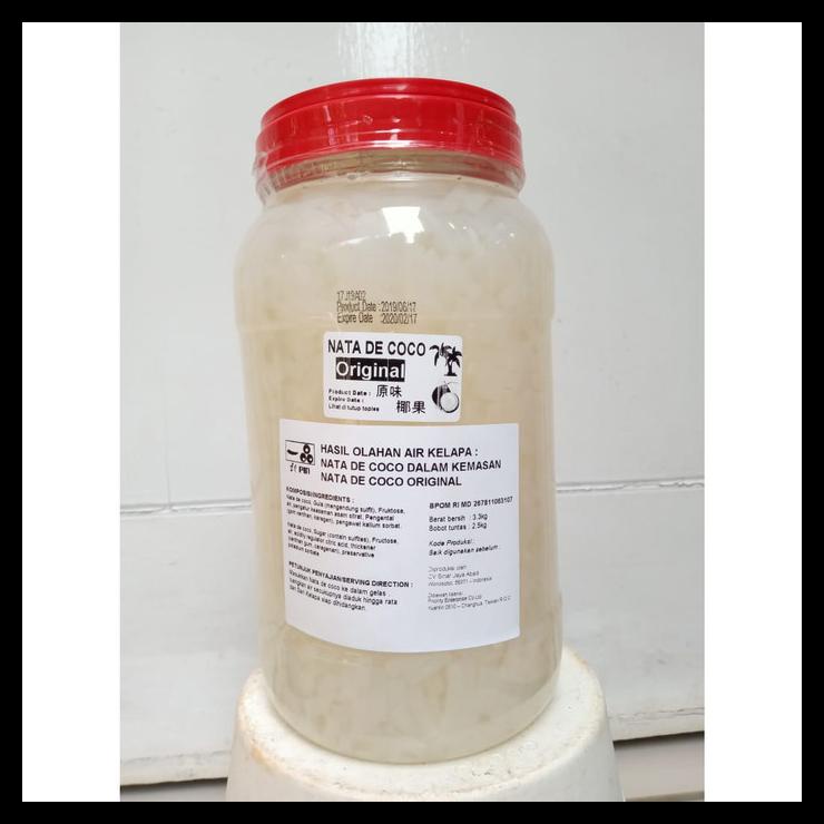 

TERBARUU!! COCONUT JELLY NATA DECOCO RASA ORIGINALI 3.3 kg TERLARIS