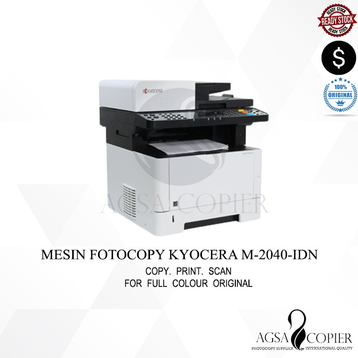 Mesin Kyocera Printer M 2040 DN Mesin Fotocopy Baru F4 A4  Free Kayu