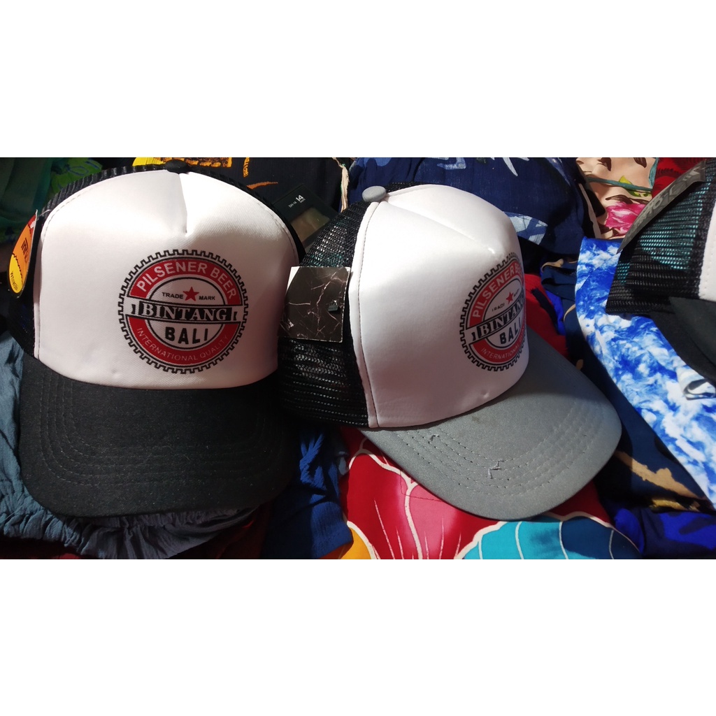 Topi jaring bali motif bintang