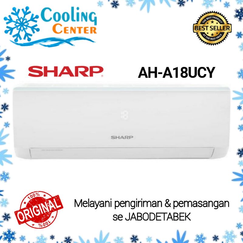 AC SHARP 2 pk AH - A 18 UCY TURBO COOL Harga Unit Only