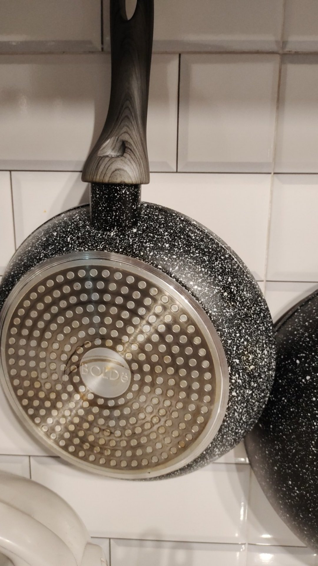 Wajan Penggorengan Bolde Super Fry Pan 22 Cm Granite Coating Black Dark Knight