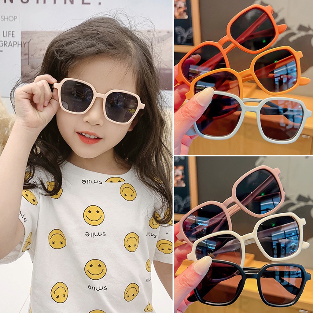 BRGUNIK Kacamata Hitam Anak New Trend/Fashion Anak Terbaru Bulat kacamata hitam High Quality Import Kacamata Fashion G019