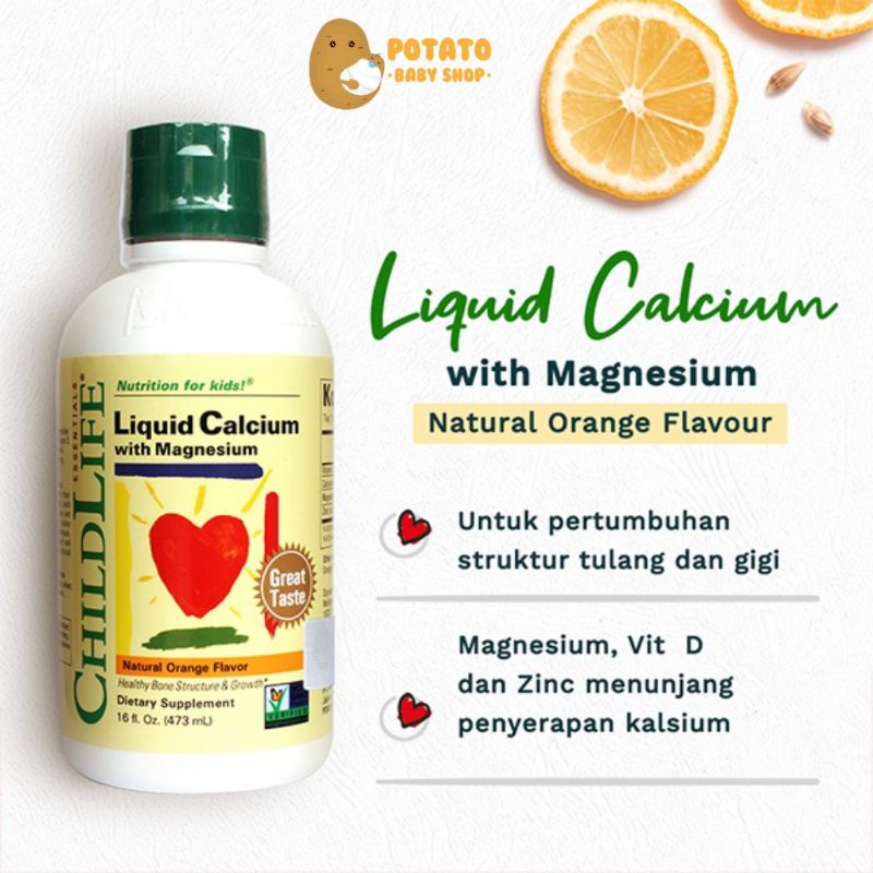 Childlife Liquid Calcium With Magnesium - Vitamin Anak