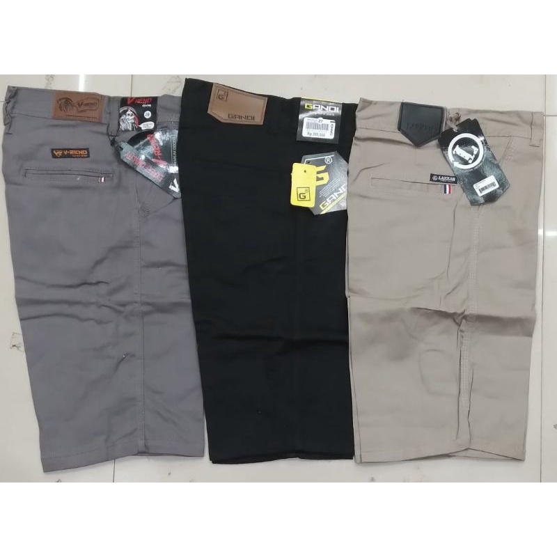 Celana pendek Chinos Motif/Celana pendek pria