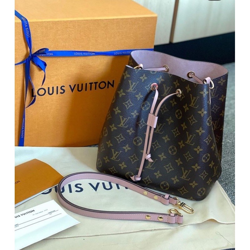 louis vuitton neo noe poudre pink