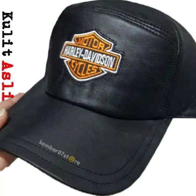 Topi Kulit Baseball Cap import Jamont TK03 ASLI IMPORT ORIGINAL PREMIUM TOPI GOOD SELLER