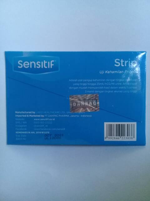 Tes hamil SENSITIF Tes hcg Tespek hamil strip