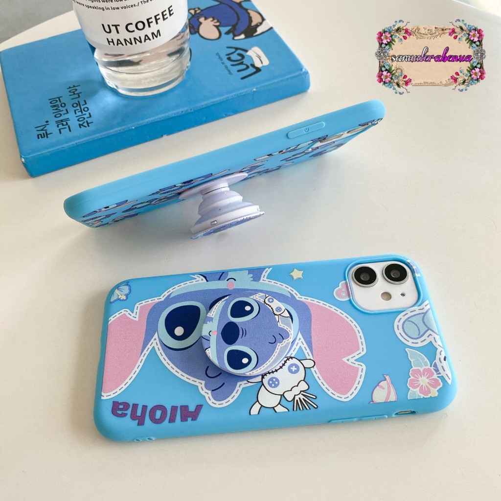 SS271 Softcase Popsocket STITCH Samsung A02S A20 A30 M10s A20s A50 A50s A30s A31 A21s A51 SB1610