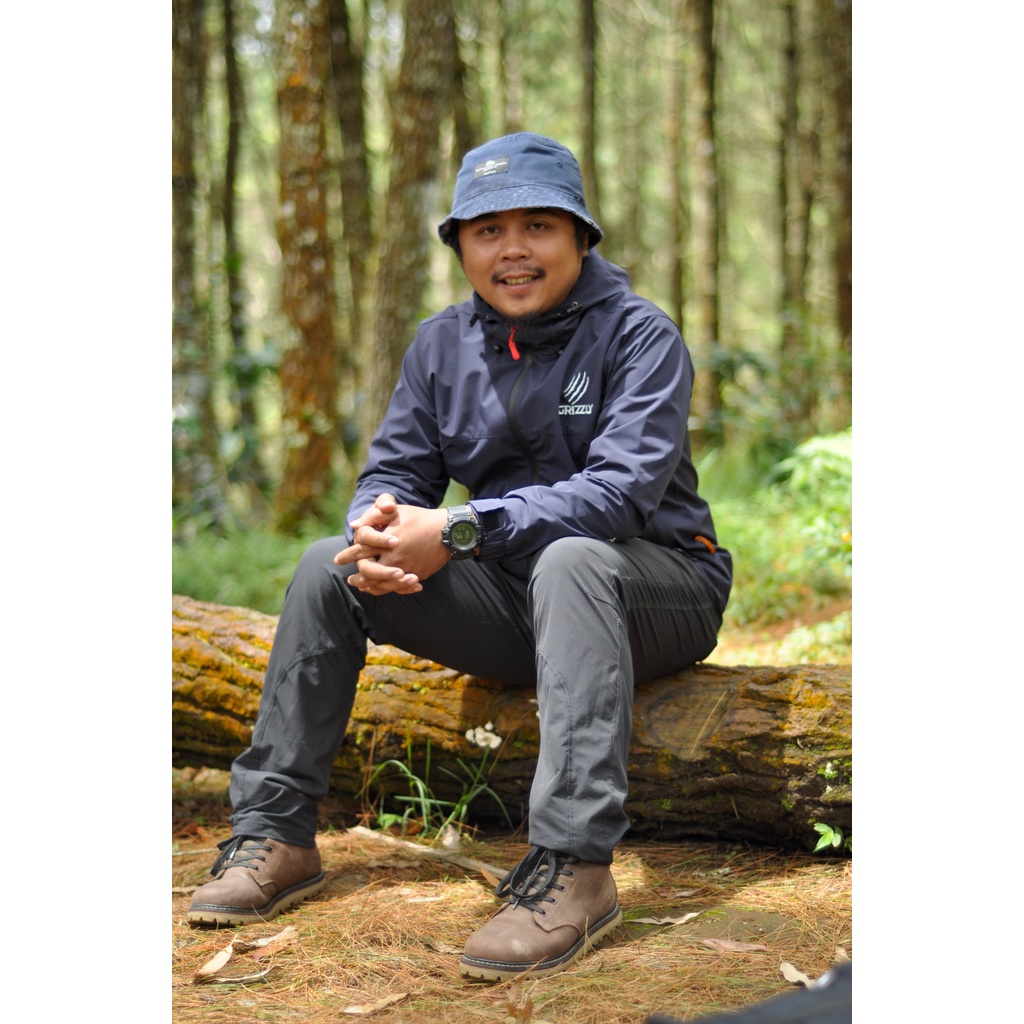 JAKET GUNUNG GRIZZLY OUTDOOR "JAYAGIRI" DARK BLUE