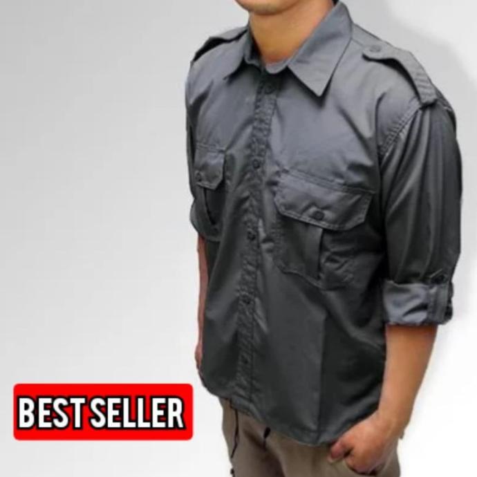 Kemeja PDL Panjang Pria Cargo Lapangan Outdoor Gunung Kargo Baju TERPOPULER