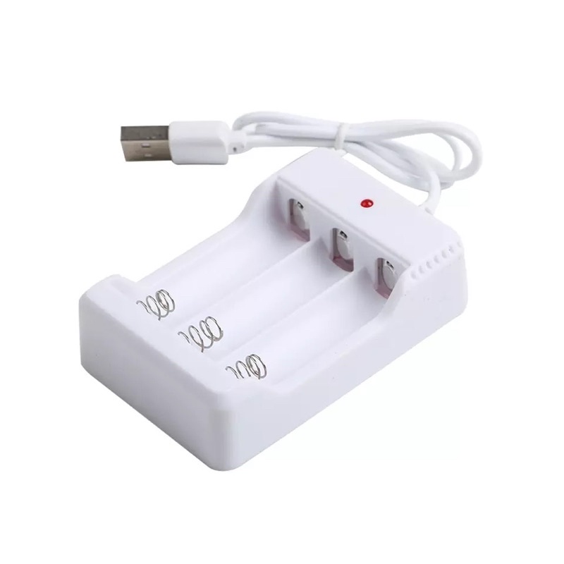 Charger usb A2 A3 cas an baterai batere AA AAA 3SLot