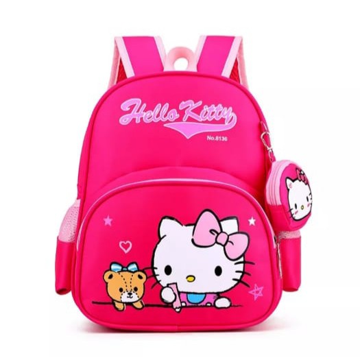 GGS   Tas Anak sekolah SD Baby Bag Tas Ransel Anak Sekolah Karakter perempuan HELLOKITY 2021