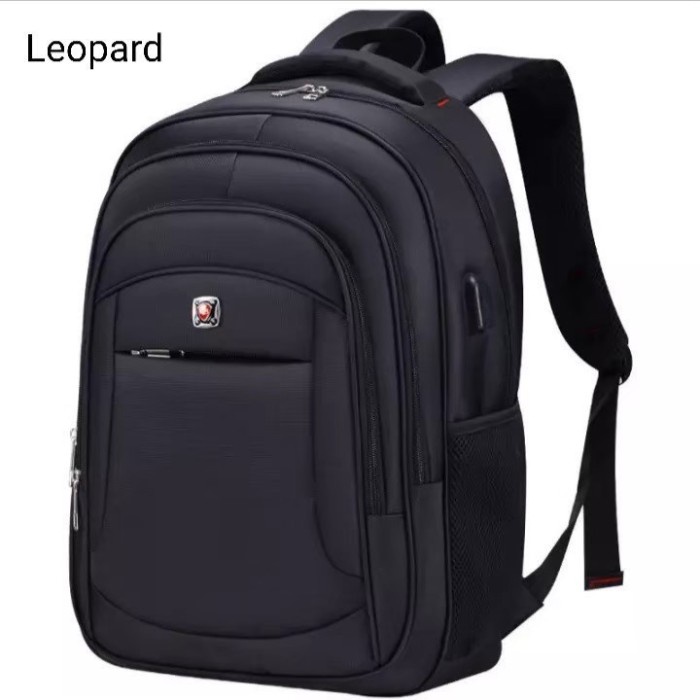 Polo Ball Summer Micro Leather Tas Ransel Sekolah Tas Gendong Laptop - Hitam
