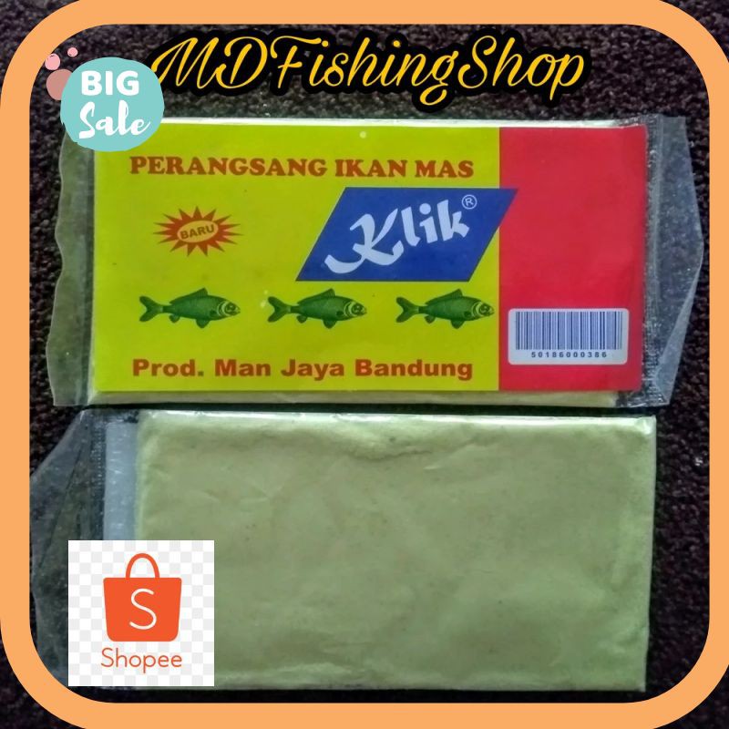 Termurah Umpan Pancing Ikan Serbuk Klik Perangsang Ikan Mas Kekinian