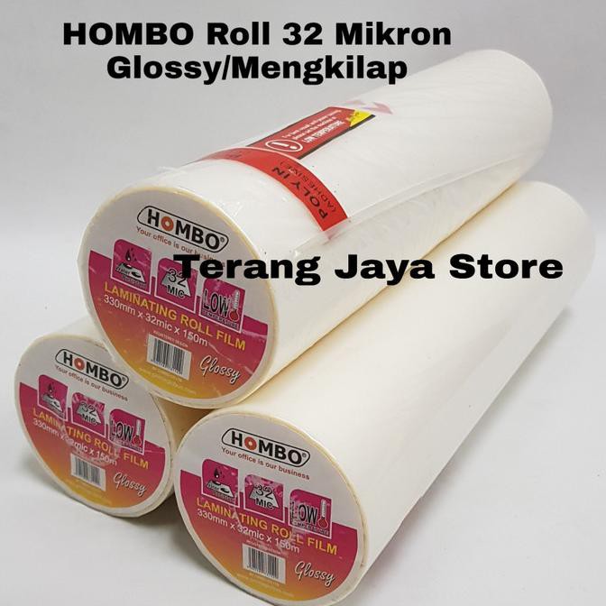 

Hombo Plastik Laminating Roll Glossy A3 32mikron Laminating Roll Film