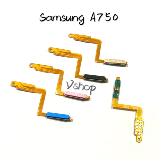 FLEXIBEL FLEXIBLE ON OFF SAMSUNG A7 2018 - A750 SENSOR FINGERPRINT SIDIK JARI