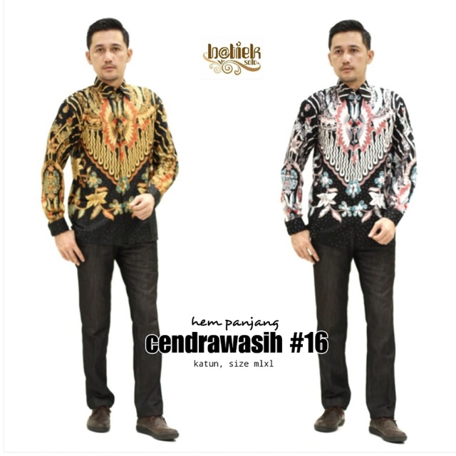 Kemeja Batik Solo Cendrawasih