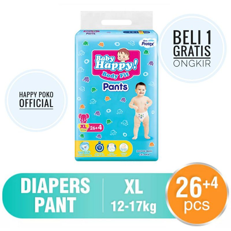 BABY HAPPY PANTS M 34 / L 30 / XL 26 / XXL 24 BABY HAPPY M34 / L30 / XL26 / XXL24 +4