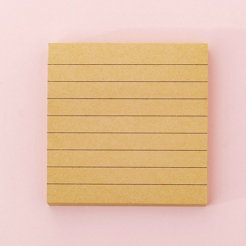 1 X Horizontal Square Self-Adhesive Memo Pad Paper Sticky Notes Notepad Stationery Papeleria School