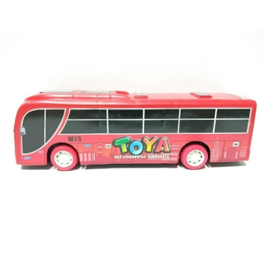 Mainan Anak Little Bus WJS 159 Pull Back-2
