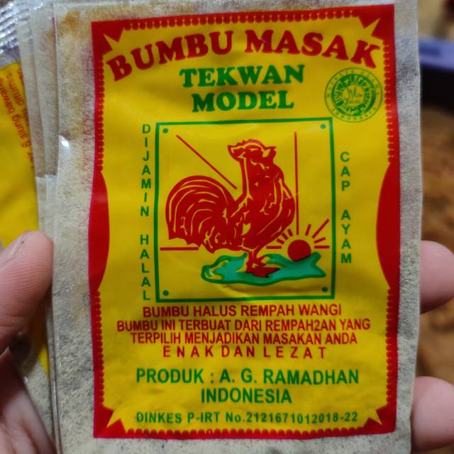 

Bumbu Masak Tekwan/Model Cap Ayam