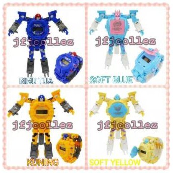 jfjcollez Jam Tangan Anak Digital Karakter Robot D622-H068 - 1 Kg Muat 20 Pcs