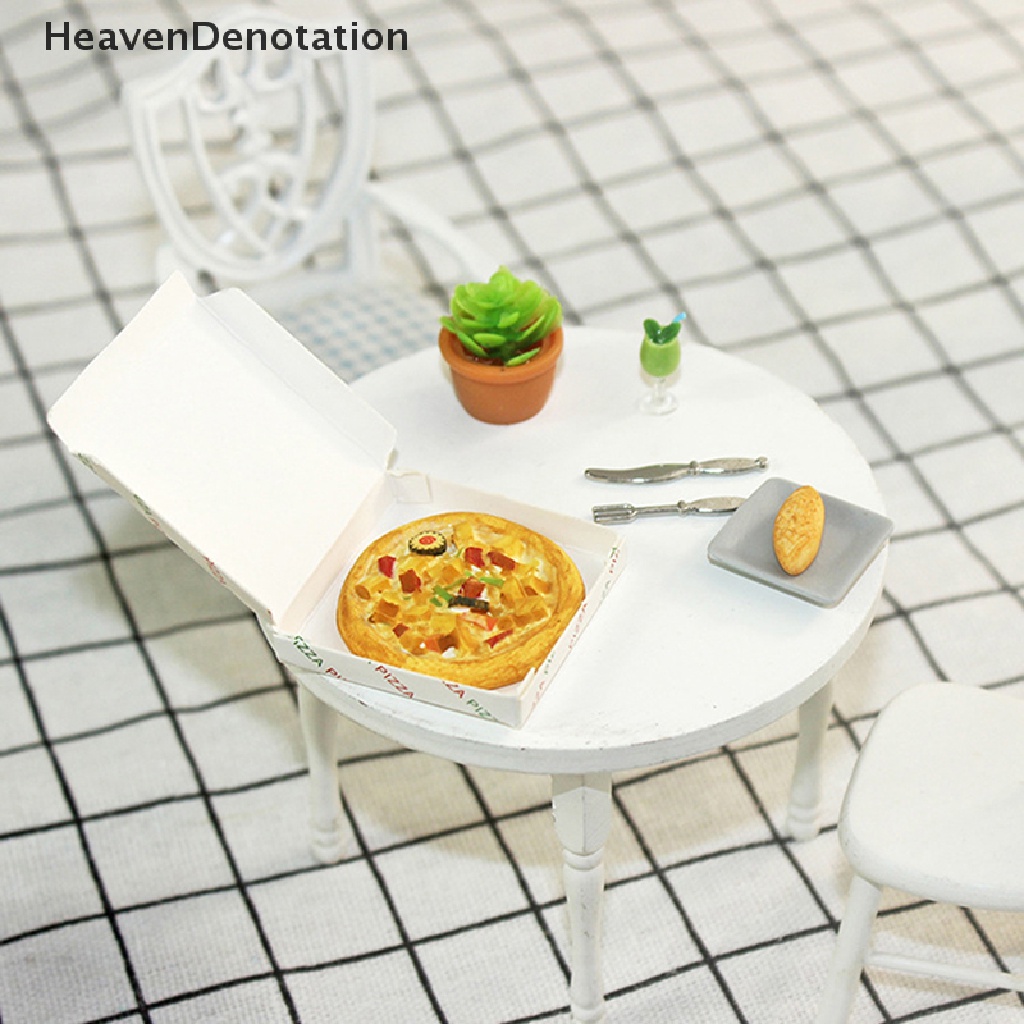 [HeavenDenotation] 1:12 dollhouse miniature accessories Pizza + box