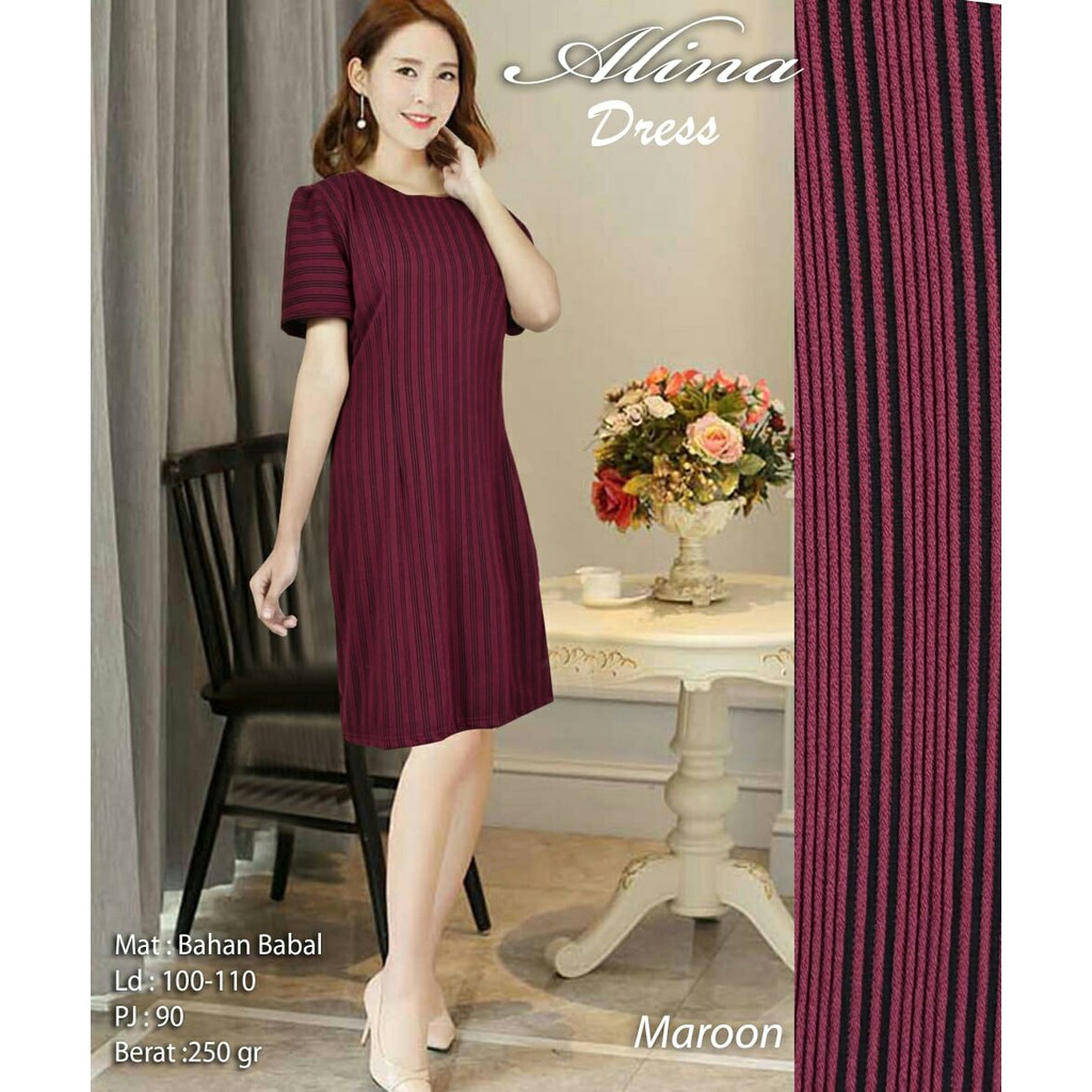 Arnis Mini Dress Alina Bahan Babat Melar LD 100-110