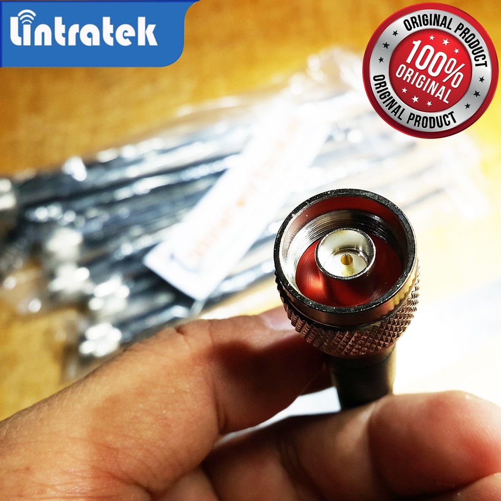 Antena Penguat Sinyal OMNI indoor Whip Stick Pendek Jengkal utk Repeater 2G 3G 4G Lintratek ORIGINAL