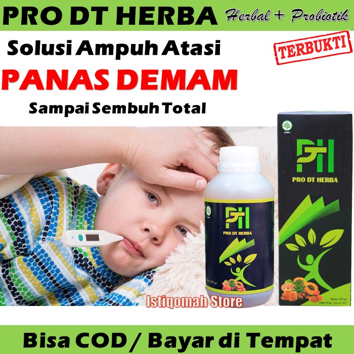 Jual Pro Dt Herba Ramuan Herbal Alami Solusi Atasi Demam Panas Demam