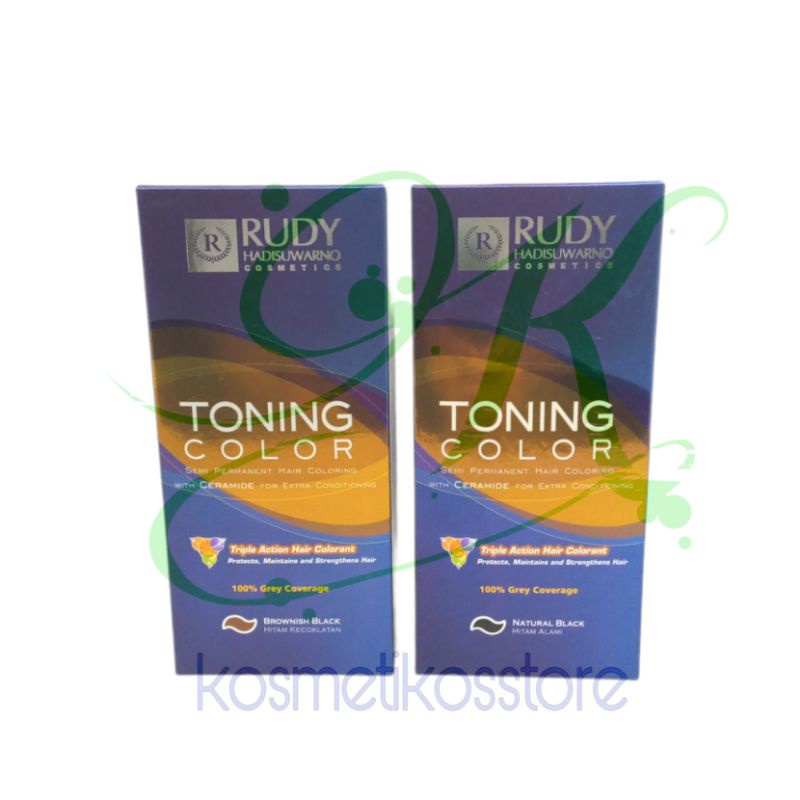Rudy Toning Color / Cat Rambut Rudy Hadisuwarno