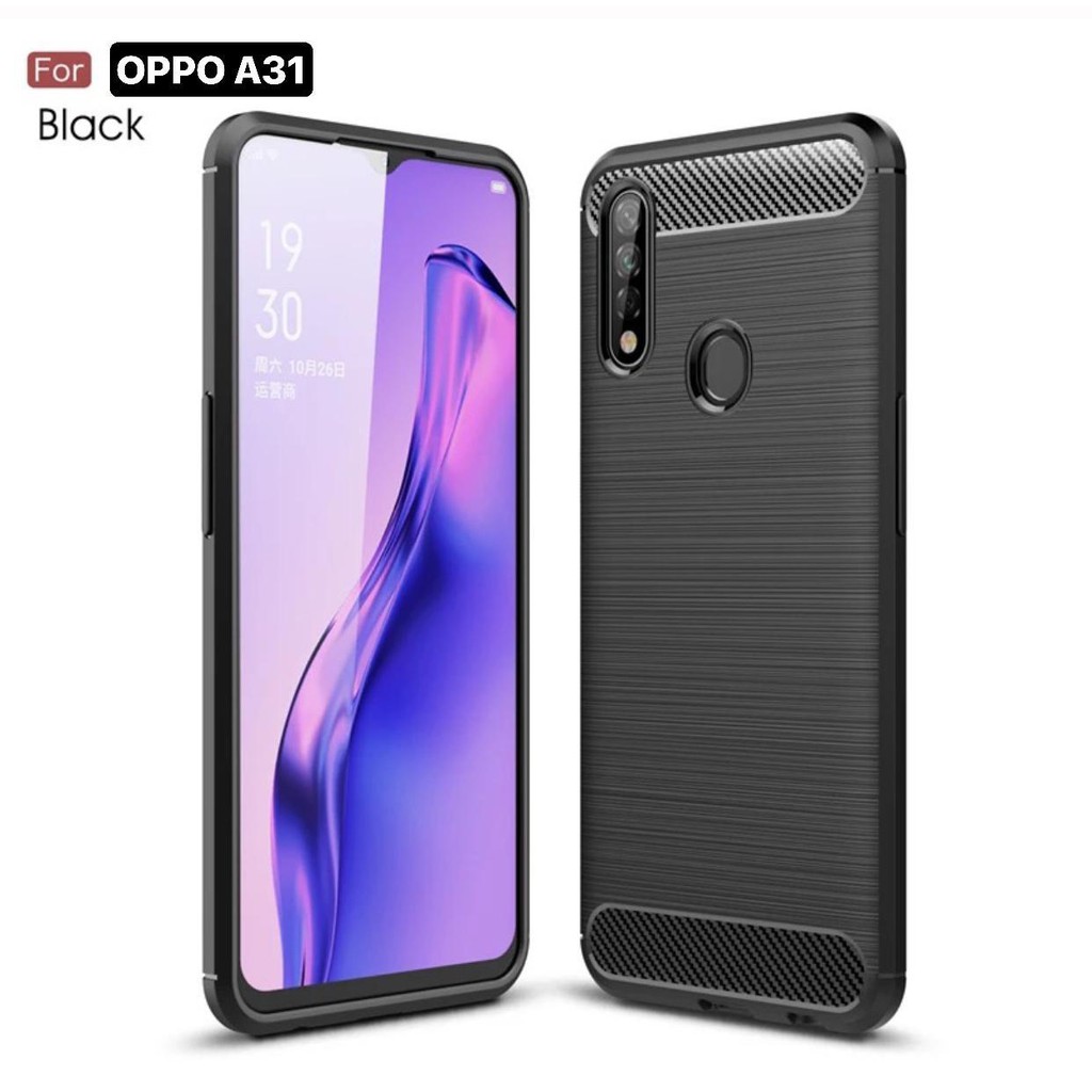 Oppo A31 Soft Case Brusehd Carbon