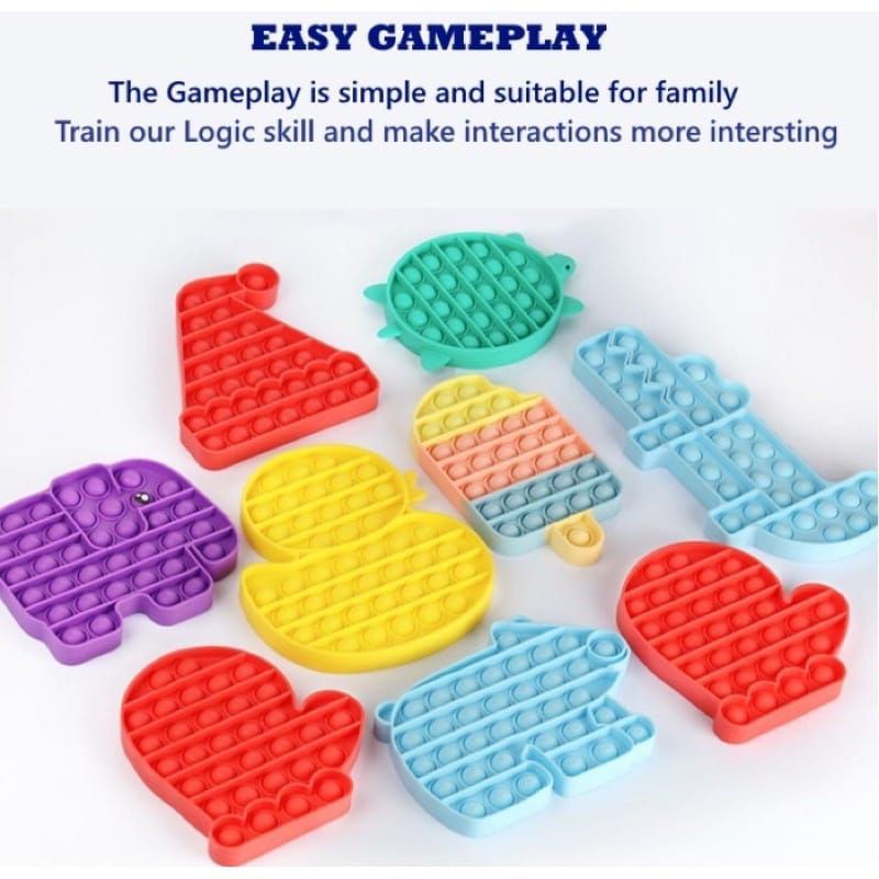 DALINGSHOP Pop it Fidget Mainan Go Bang fox Mind Mainan Anti Stress  Pop Pop itko-3