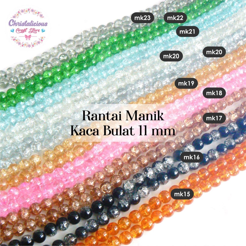 Manik batu pecah 10mm, manik batu bulat 10mm, manik batu 10mm, manik bulat 10mm, mote akrilik, mote 