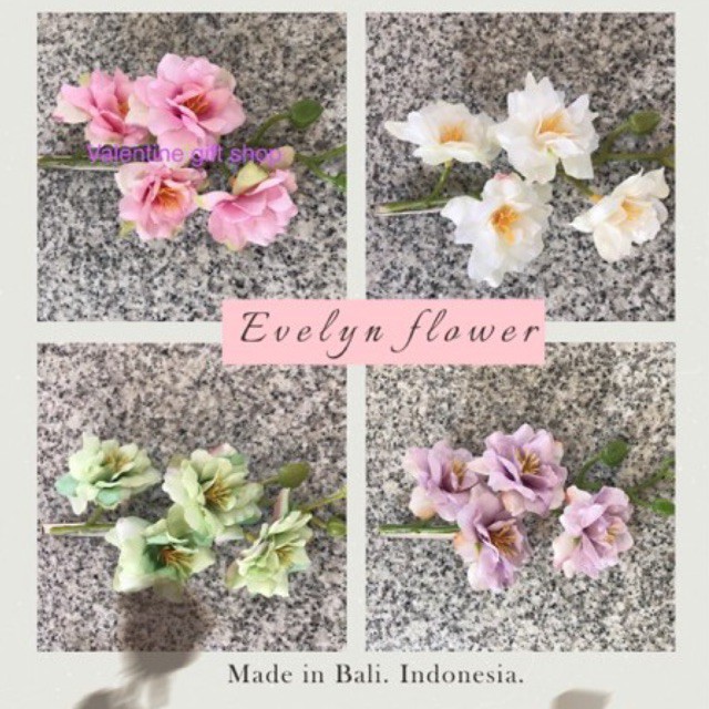 jepit bunga angrek/ jepit sanggul/ bunga sanggul/ jeit mawar