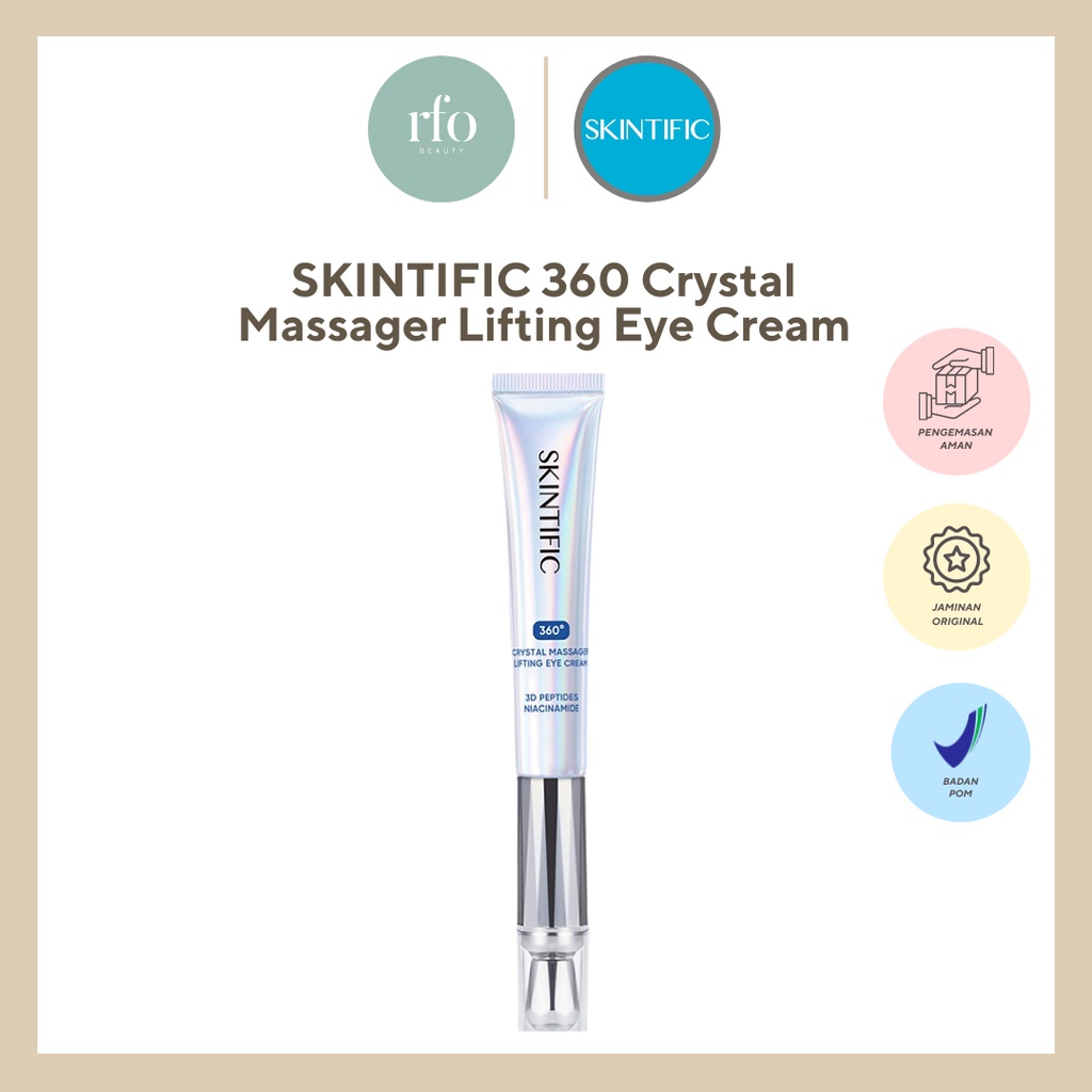 SKINTIFIC 360 Crystal Massager Lifting Eye Cream