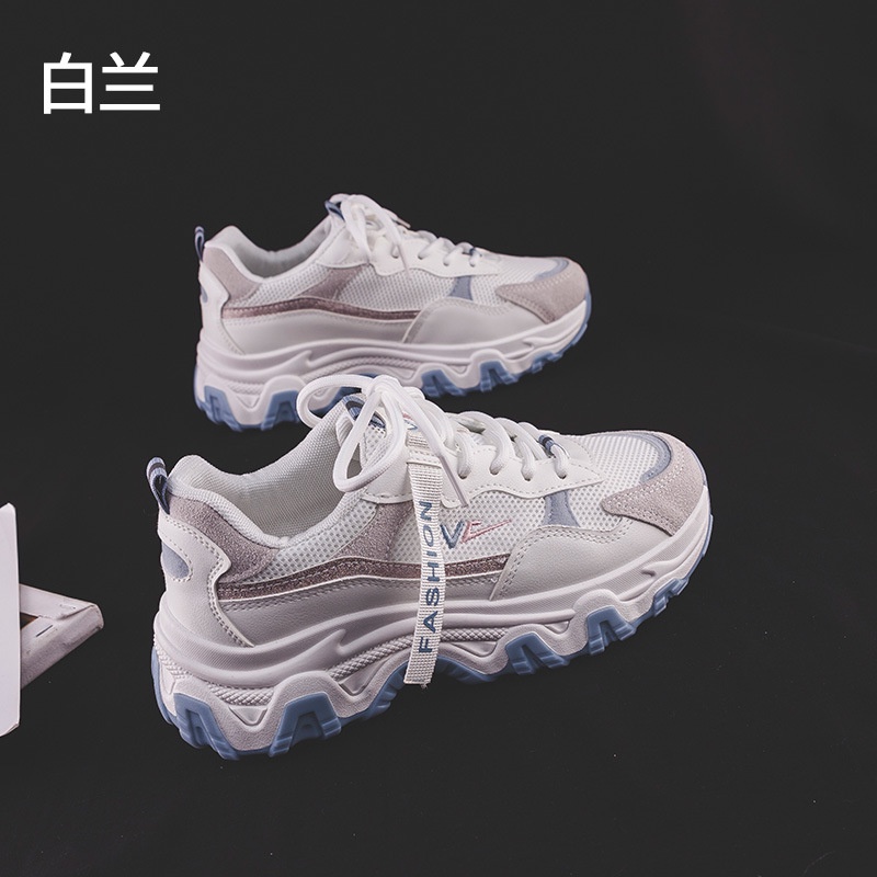 Sneakers Perempuan Korea Style BEIER shoes Sepatu Olahraga Wanita import Sneaker Lari Cewek Cantik M